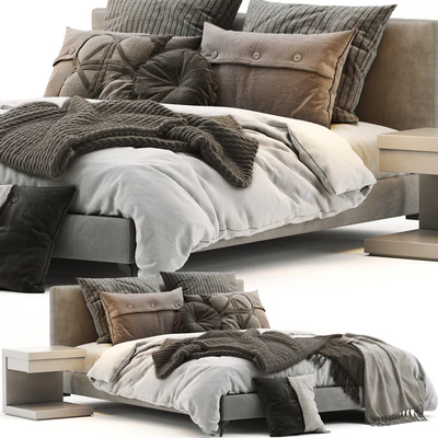 Meridiani Stone Up Bed — Вид 1