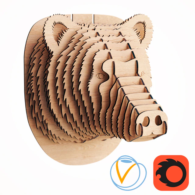 Bear Head Decor — Descargar