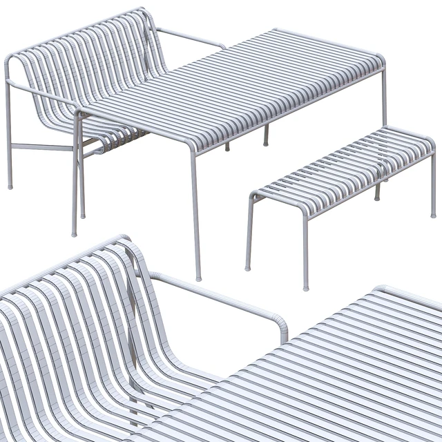 Palissade Hay Table Set2 — Descargar
