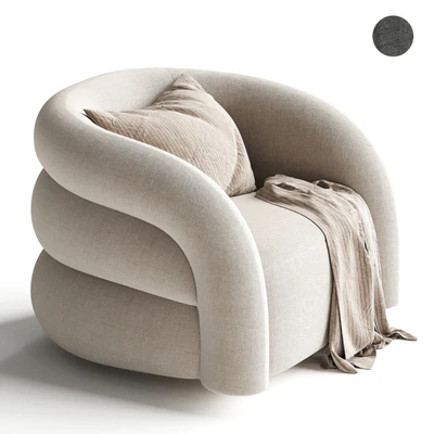 Swivel armchair Novelle Off White — Вид 2