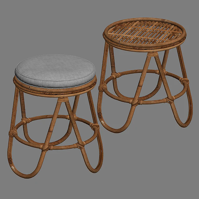 SKYE Rattan Stool — Descargar