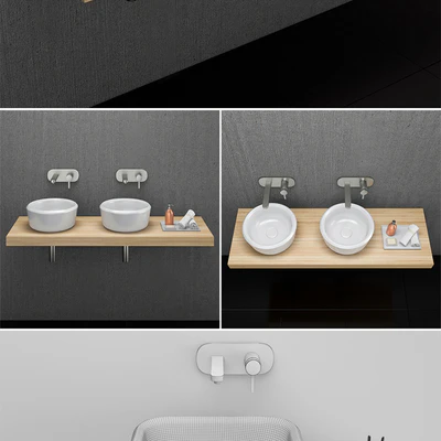 Washbasins Hatria | Pencil — Ver 3