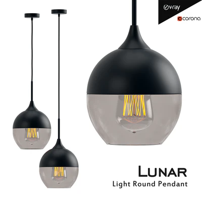 Lunar Light Round Pendant — Ver 1