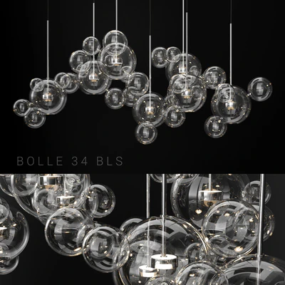 Giopato & Coombes Bolle 34 Bubble 2 CLEAR/SILVER — Вид 1
