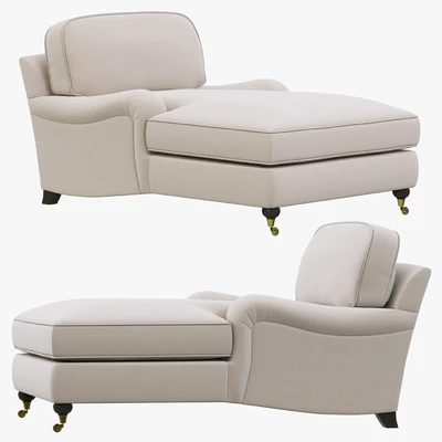 Restoration Hardware English Roll Arm Upholstered Chaise — Вид 1