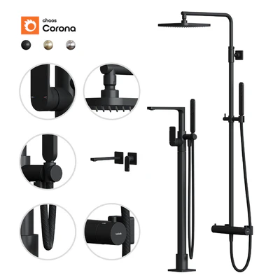 Faucets & Shower Hotbath Gal Water Faucet Set 4 — View 1