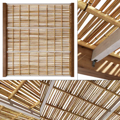 Bamboo branch decor Ceiling n21 / Ceiling from bamboo branches decor number 21 — Ver 1