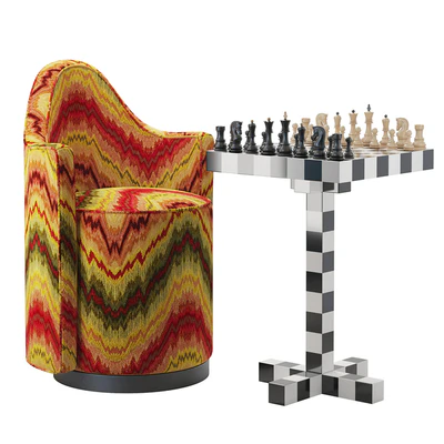 Moooi Chess Table + Chair — Ver 1