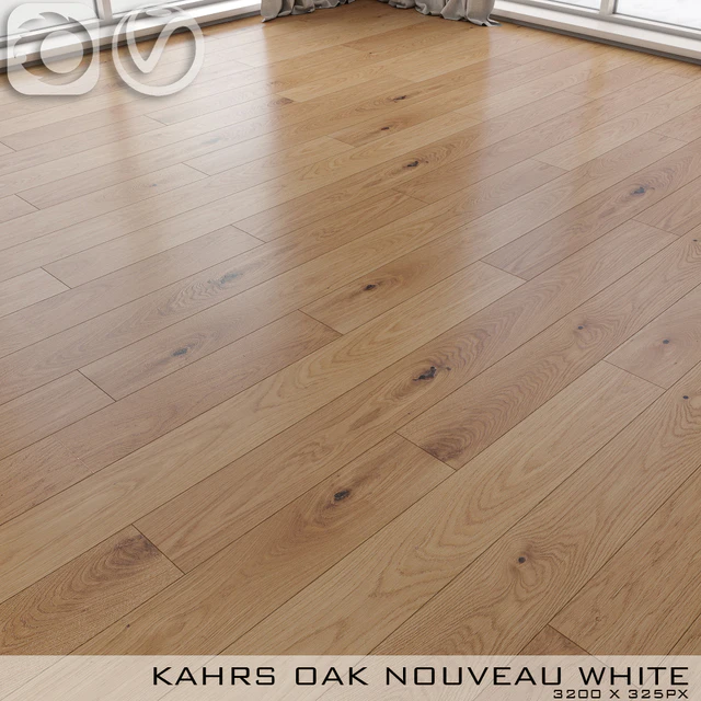 Parquet Kahrs Oak Nouveau White — Descargar