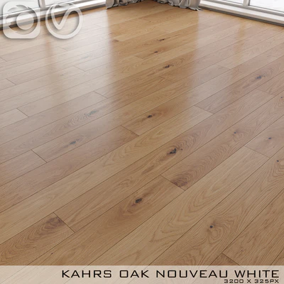 Parquet Kahrs Oak Nouveau White — Ver 1