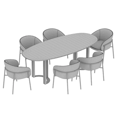 Hudkoff Lord table Rimo chair Dining set — Вид 2