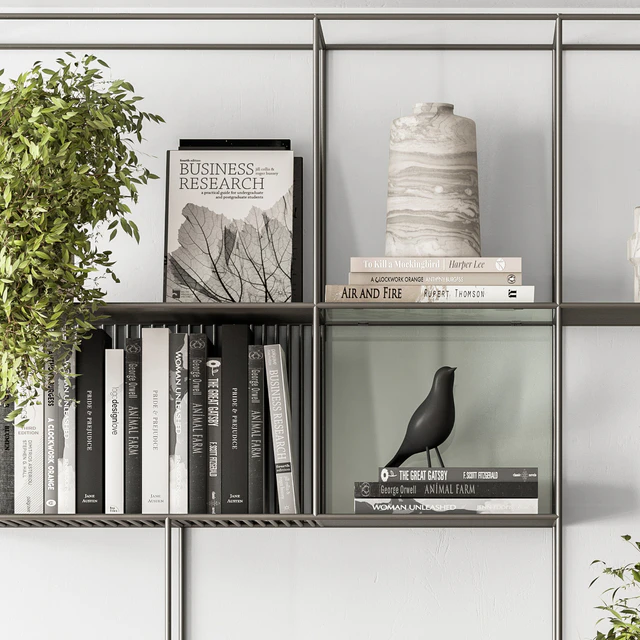 Metal Shelves Decorative with plant - Rack Set 10 — Скачать