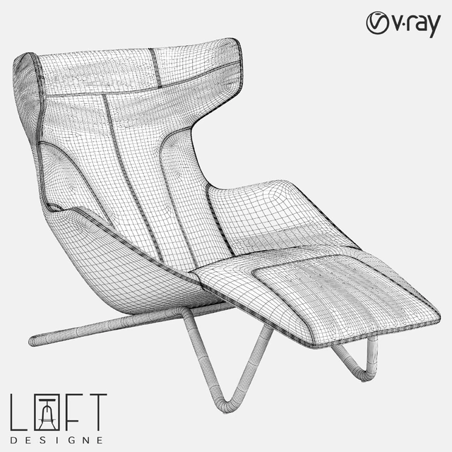 Armchair LoftDesigne 36558 model — Descargar