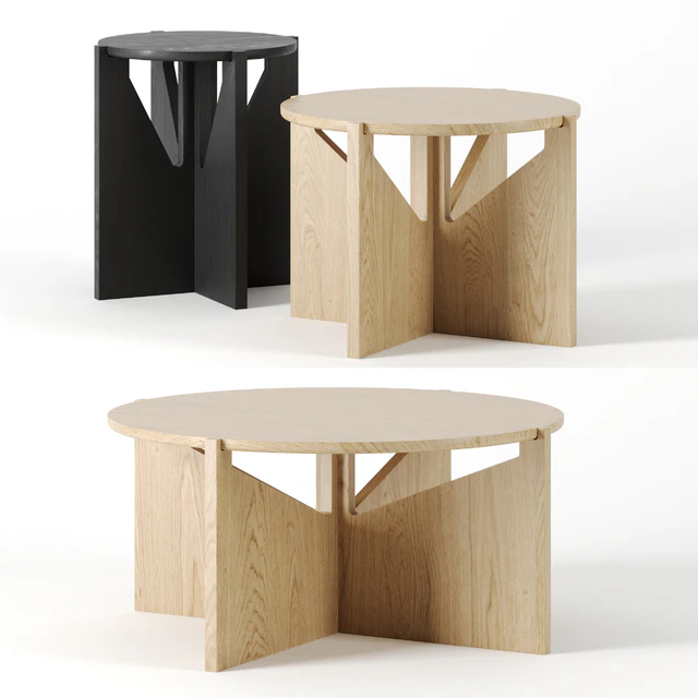 Coffee tables set by kristina dam — Descargar