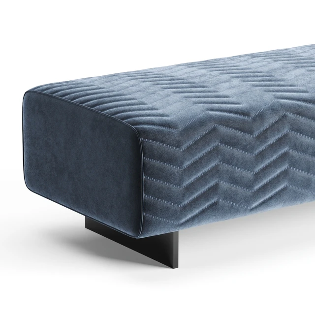 Minotti Quincy Chevron Benches — Скачать