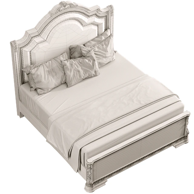 Charmond Queen Upholstered Sleigh Bed — Скачать