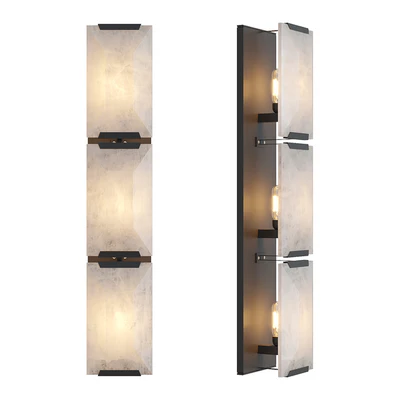 Rh Harlow Calcite Linear Sconce — Ver 1