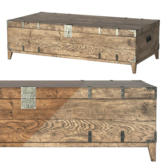 CAYDEN CAMPAIGN RECTANGULAR TRUNK TABLE — Descargar