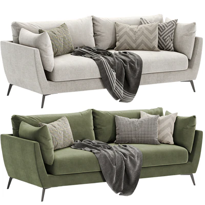 skyler 3 seater fabric sofa — Ver 1