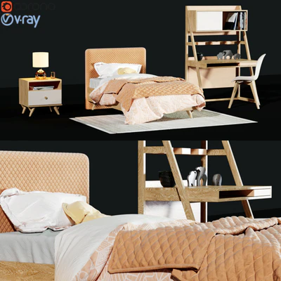 Childroom Full furniture set 3dce 3 — Вид 2