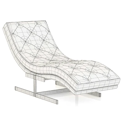 RH Modern Royce Leather Chaise — Вид 2