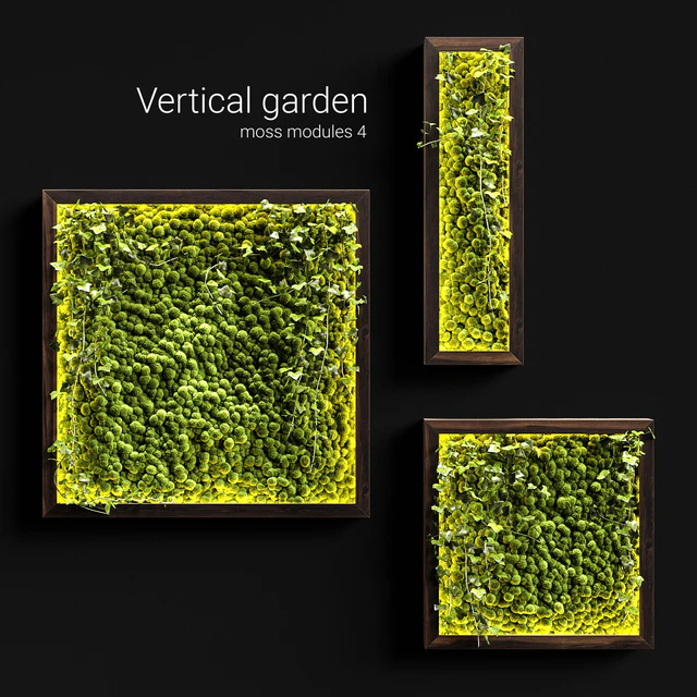 Vertical garden. Moss modules 4 — Descargar