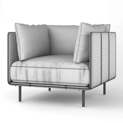 Wells Leather Chair Crate & Barrel — Вид 2