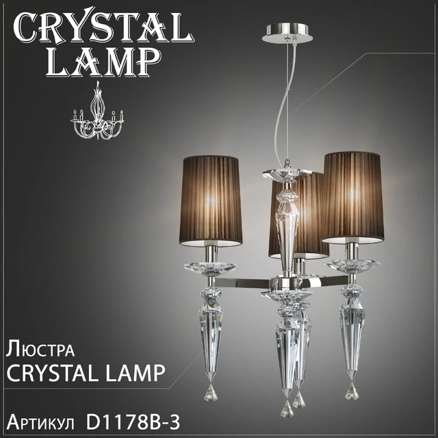 Chandelier Crystal Lamp Falcetto D1178B-3 — Descargar