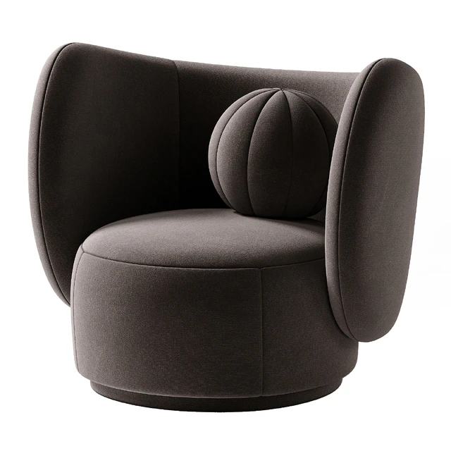 Rico Lounge Chair with Swivel Base — Descargar