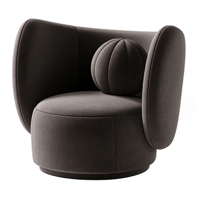 Rico Lounge Chair with Swivel Base — Ver 2