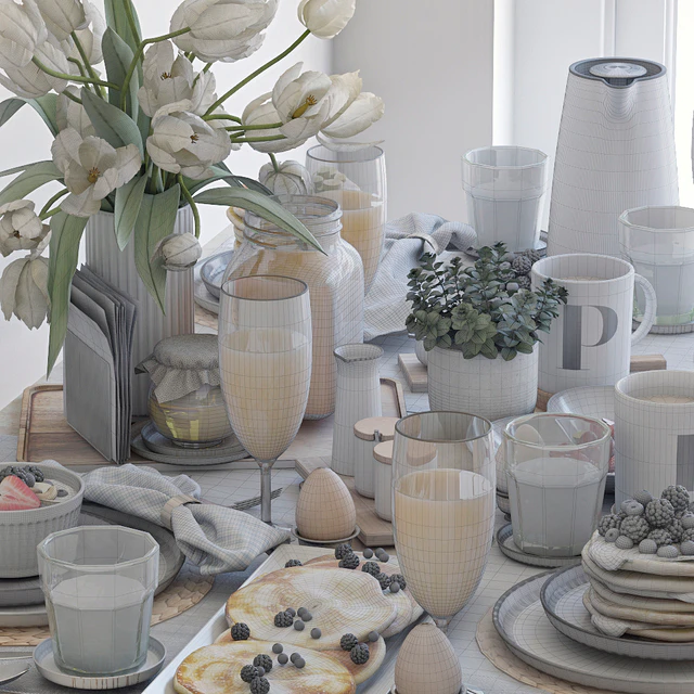 Table setting 38. Breakfast - 5 — Descargar