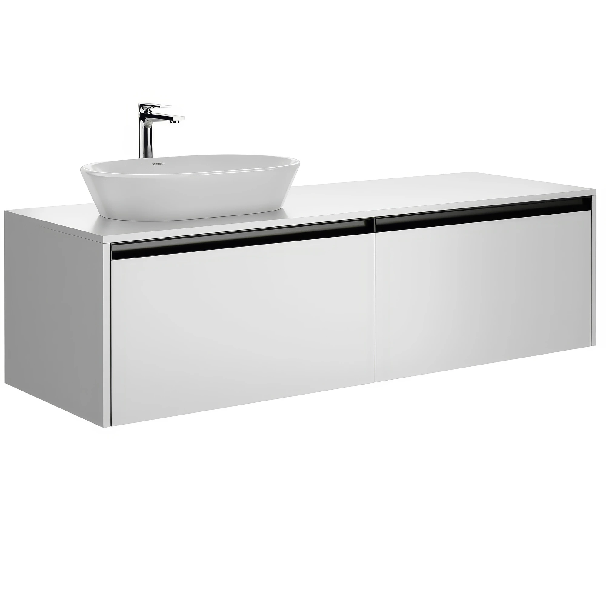 ketho 2 single wall vanity unit by duravit — Скачать