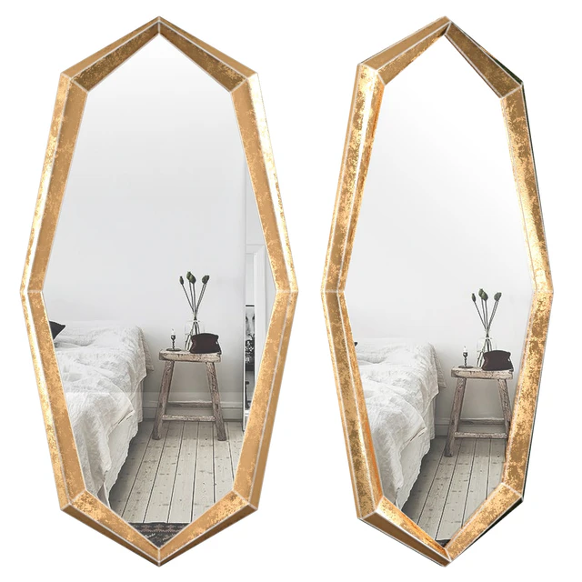 Gold Octagonal Mirror - Eichholtz Narcissus 112695 — Скачать