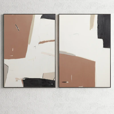Plaster Two Photo Frame E-29 — Ver 2