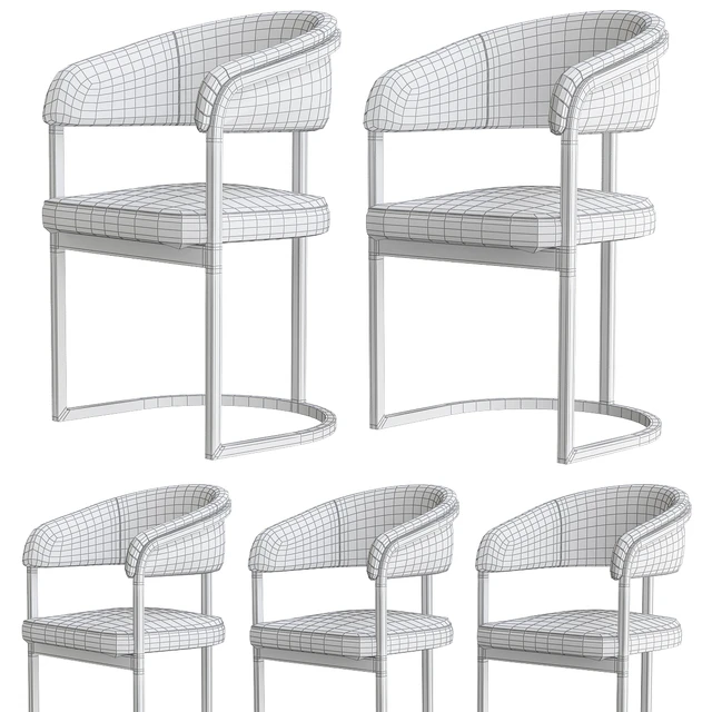 Chair Modern gold — Descargar