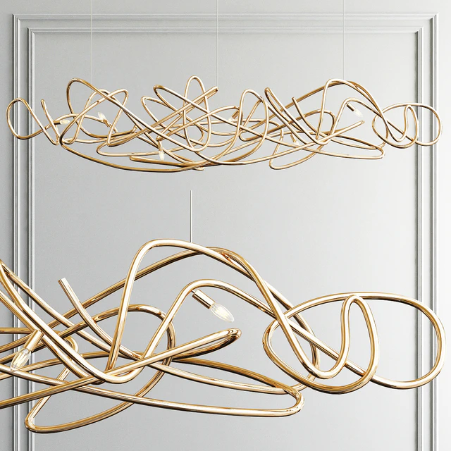 Apparatus Doodle Ring Chandelier - 3 type — Скачать