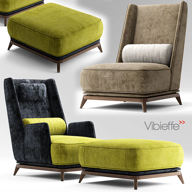 Кресло Vibieffe OPERA Armchair — Скачать