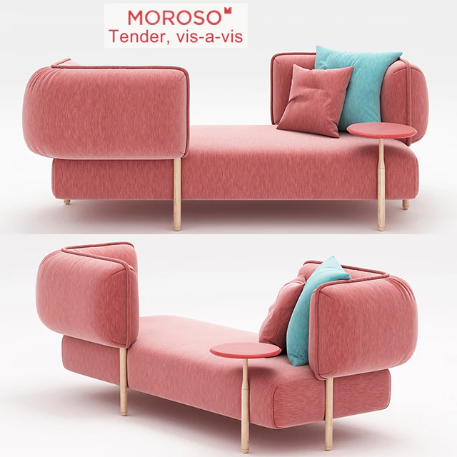 Tender daybed+bench, vis-a-vis — Скачать