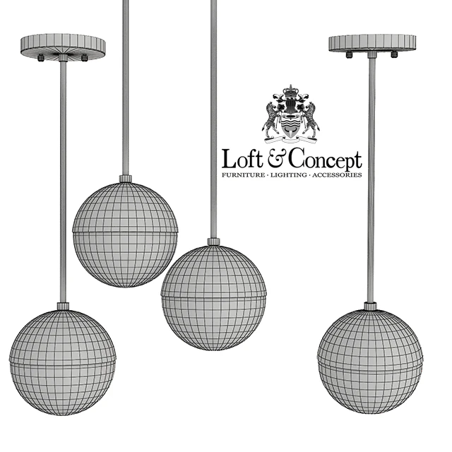 Suspension light Copper Light Pendant Orb — Descargar
