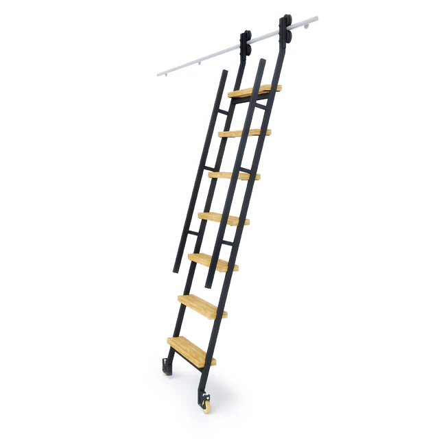 Animated sliding ladder MWE Industrieleiter — Descargar