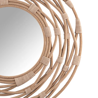 Rattan Wall Mirror — Ver 2