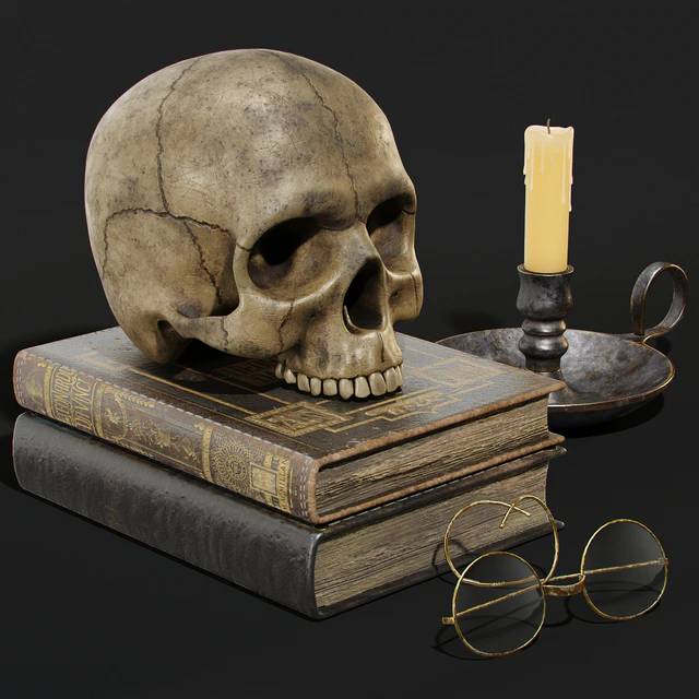 Skull and Books — Download