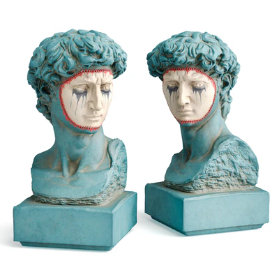 David Michelangelo masked bust — Ver 3