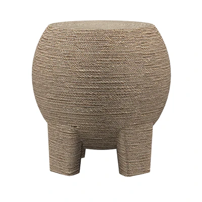 Wrapped Rope Bulb Stool table — Вид 2