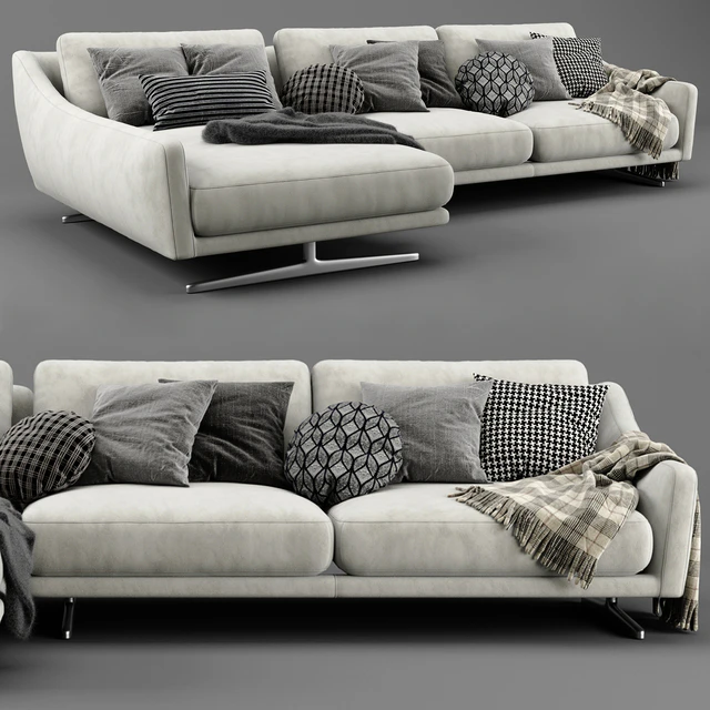 Bonaldo skid chaise longue sofa — Descargar