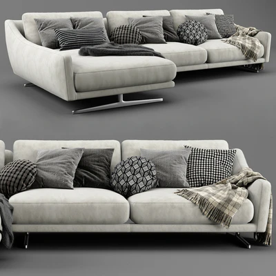 Bonaldo skid chaise longue sofa — Ver 2