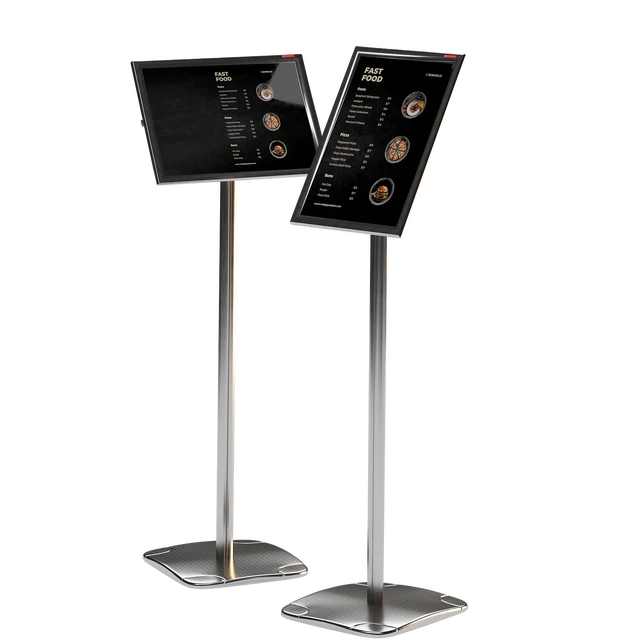 Floor information stand A3 BRAUBERG Extra with restaurant menu — Descargar