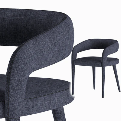 LISETTE GRAY DINING CHAIR CB2 — Ver 2
