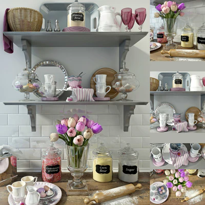 A set of kitchen decor 2 — Ver 1