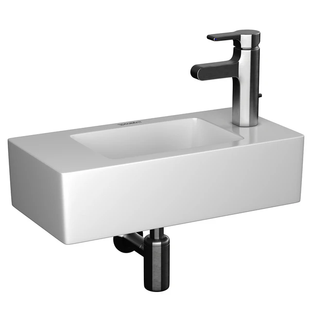 Mini sink Duravit Vero & mixer Jacob Delafon Singulier — Descargar